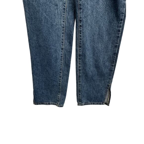 NWT Nasty Gal “Now or Never” High-Waisted Jeans 👖 Y2K Straight Leg Slit Hem - Picture 2 of 13